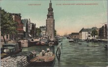 AMSTERDAM - Oude Schans met Montelbaanstoren