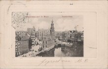 AMSTERDAM - Panorama met de Munt