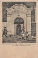 AMSTERDAM - Poort van den voormaligen Voetboogsdoelen, (Singel bij den Heiligeweg) te Amsterdam in 1792
