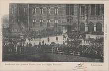 AMSTERDAM - Aankomst der gouden Koets voor het Rijks Museum