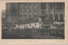 AMSTERDAM - Aankomst der gouden Koets voor het Rijks Museum