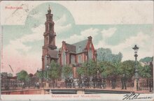 AMSTERDAM - Westermarkt met Westertoren