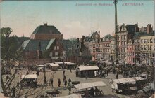 AMSTERDAM - Amstelveld op Marktdag
