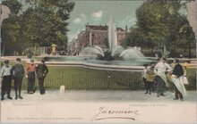 AMSTERDAM - Frederiksplein met Fontein