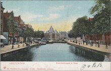 AMSTERDAM - Kloveniersburgwal m. Waag