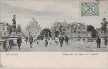 AMSTERDAM - Hooge Sluis met Paleis voor Volksvlijt