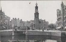 AMSTERDAM - Sophiaplein en Munttoren