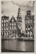 AMSTERDAM - Kloveniersburgwal met Zuiderkerktoren