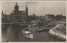 AMSTERDAM - Prins Hendrikkade/St. Nicolaas Kerk