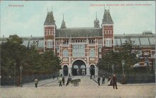 AMSTERDAM - Rijksmuseum Achterzijde met nieuwe Rembrandtzaal