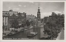AMSTERDAM - Singel met Munttoren