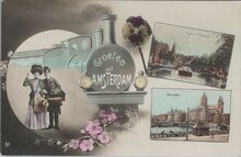 AMSTERDAM - Meerluik Groeten uit Amsterdam