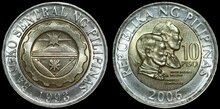 PHILIPPINES KM.278 - 10 piso 2006 UNC