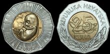 CROATIA KM.65 - 25 Kuna 2000 Millennium UNC