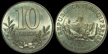 ALBANIA KM.77 - 10 Leke 1996 UNC