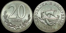 ALBANIA KM.78 - 20 Leke 2000 UNC