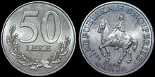 ALBANIA KM.79 - 50 Leke 2000 UNC