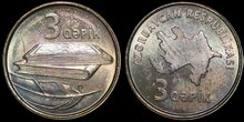 AZERBAIJAN KM.40 - 3 Quapik 2006 UNC