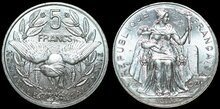 NEW CALEDONIA KM.16 - 5 Francs 2010 UNC