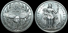 NEW CALEDONIA KM.14 - 2 Francs 1990 UNC