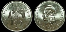 NEW CALEDONIA KM.15a - 100 Francs 2008 UNC