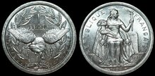 NEW CALEDONIA KM.10 - 1 Franc 1989 UNC