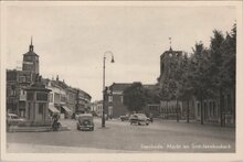 ENSCHEDE - Markt en Sint-Jacobuskerk