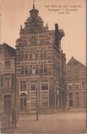 DEVENTER - Het Huis de drie vergulde haringen. Anno 1575