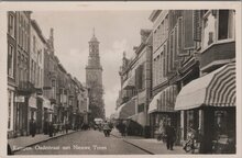 KAMPEN - Oudestraat met Nieuwe Toren