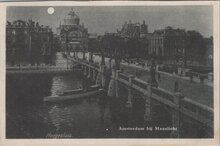 AMSTERDAM - bij Maanlicht. Hoogesluis