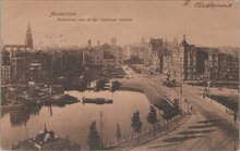 AMSTERDAM - Panorama van af het Centraal Station