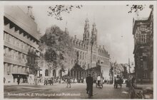 AMSTERDAM - N. Z. Voorburgwal met Postkantoor