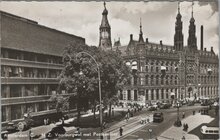 AMSTERDAM - N. Z. Voorburgwal met Postkantoor