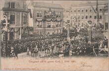 AMSTERDAM - Terugkeer uit de groote Kerk 7. Febr. 1901