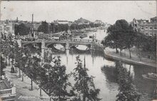AMSTERDAM - Binnen Amstel b/d Blauwbrug