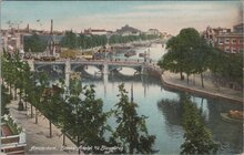 AMSTERDAM - Binnen Amstel b/d Blauwbrug