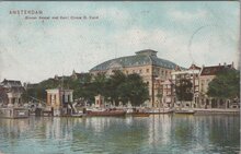 AMSTERDAM - Binnen Amstel met Kon. Circus O. Carre
