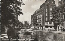 AMSTERDAM - O. Z. Voorburgwal met Stadhuis