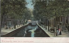 AMSTERDAM - O. Z. Achterburgwal b. h. Binnen Gasthuis