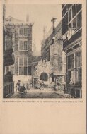 AMSTERDAM - De Poort van de Walenkerk in de Hoogstraat te Amsterdam in 1787