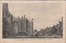 AMSTERDAM - De onvolmaakte Toren v. d. Nieuwe Kerk (Anno 1757).