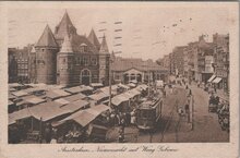 AMSTERDAM - Nieuwmarkt met Waag-Gebouw