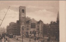 AMSTERDAM - Damrak met de Beurs