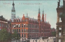 AMSTERDAM - N. Z. Voorburgwal met Postkantoor
