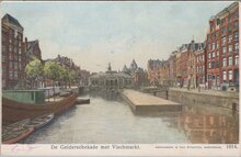 AMSTERDAM - De Gelderschekade met Vischmarkt