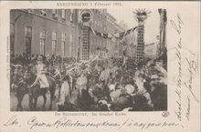 AMSTERDAM - Herinnering 7 Februari 1901. De Bruidsstoet, De Gouden Koets