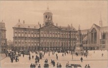 AMSTERDAM - Dam, Kon. Paleis en N. Kerk