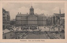 AMSTERDAM - Dam met Koninklijk Paleis
