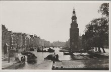 AMSTERDAM - Oude Schans met Montelbaanstoren
