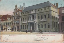 DEVENTER - Groote Markt met Stadhuis